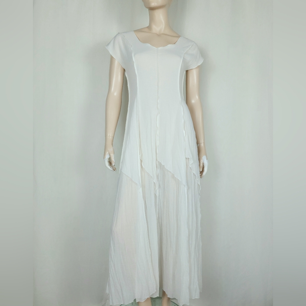 Linda Lundström Sheer Layered Dress White M